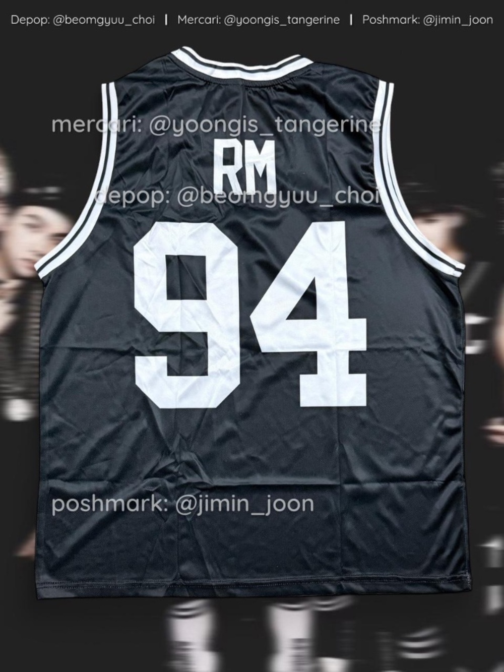 Black unisex BTS RM jersey!